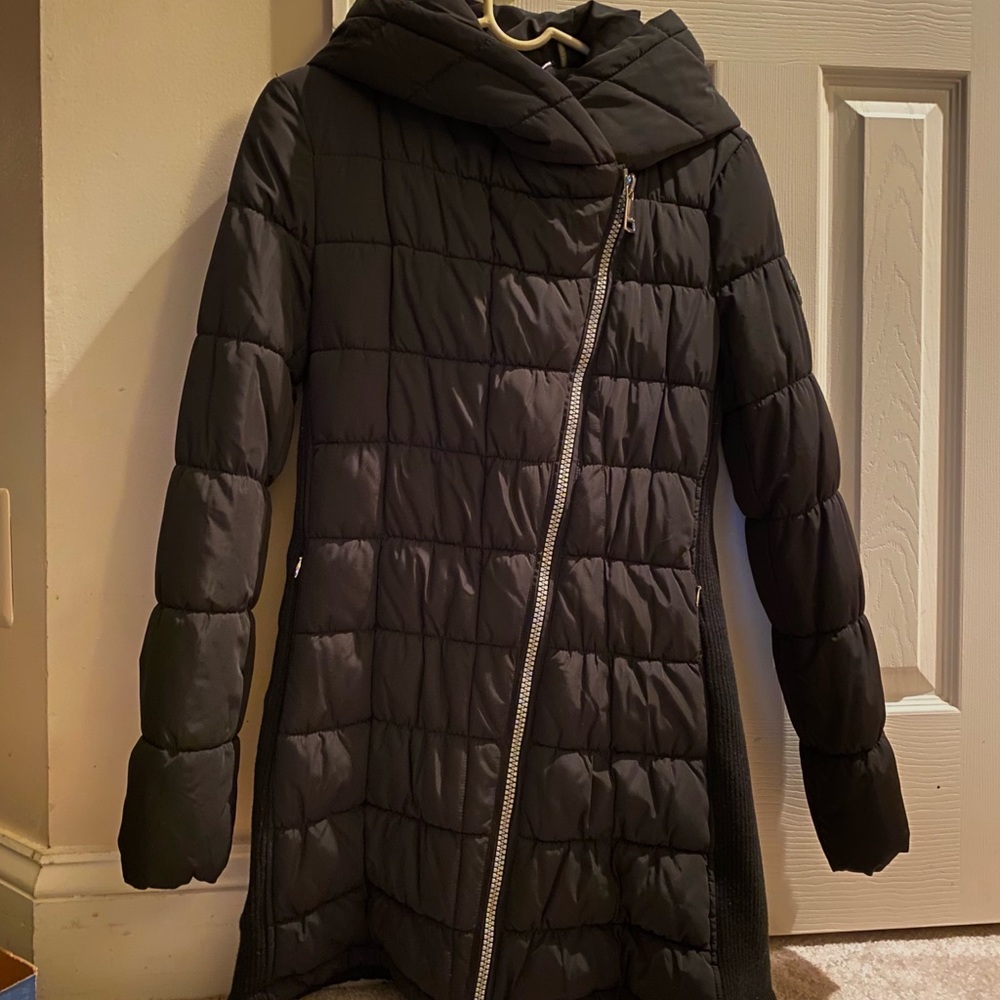 Long winter zip up jacket